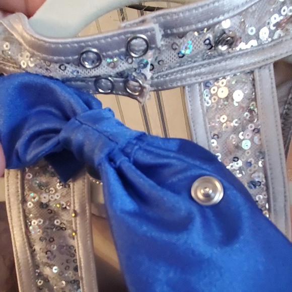 HOST PICK Little Girls Blue & Silver Dance Costume - Picture 7 of 8